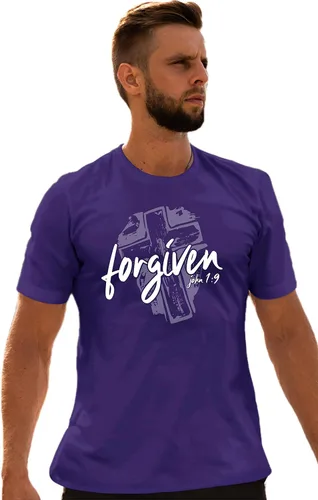 Miniatura 3 de Go All Out Camiseta de regalo cristiano con versículo bíblico Forgiven John 19 para adultos