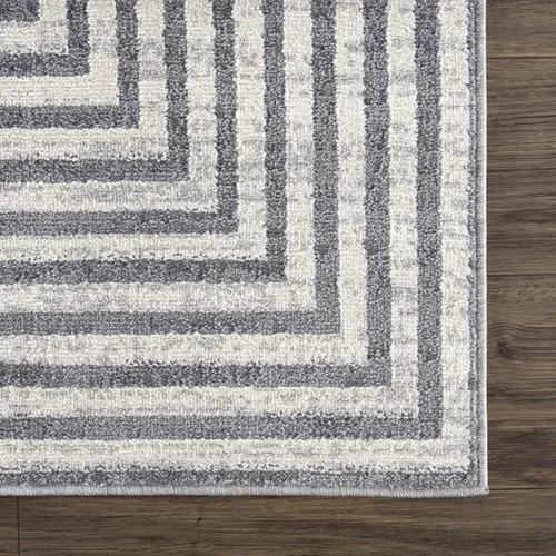 Miniatura 6 de Abani Alfombra de área, 4 x 6, colección Mist, diseño moderno de arte optativo, pelo mediano, hecho en Turquía, resistente a las manchas y al