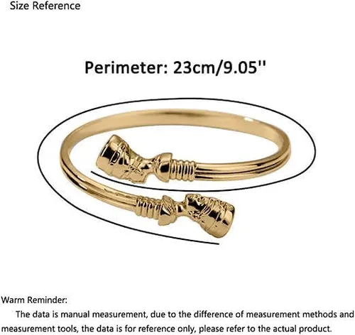 Miniatura 3 de EGO VINA Pulseras de nefertiti de la reina egipcia de la joyería africana para las mujeres, pulsera ajustable vintage de acero inoxidable, regalos