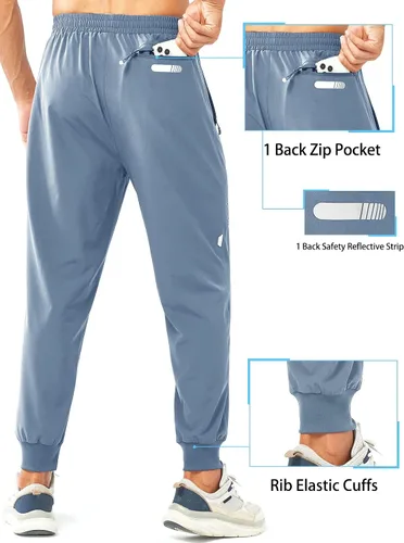 Miniatura 2 de NORTHYARD Pantalones deportivos para correr para hombre, ligeros, de secado rápido, para gimnasio, deportes activos, entrenamiento en pista