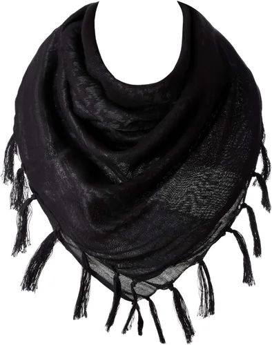 Miniatura 3 de ChinFun - Bufanda 100% algodón, pañuelo tipo pashmina de estilo árabe