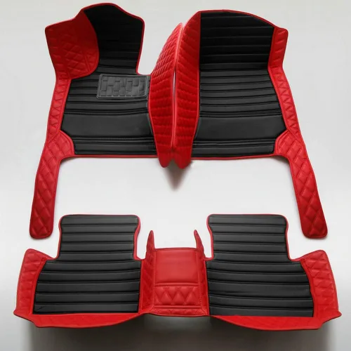 Miniatura 46 de Personaliza los tapetes de cuero de lujo de protección para todo tipo de clima para el 99 % de los automóviles, SUV y camiones según el modelo Beige