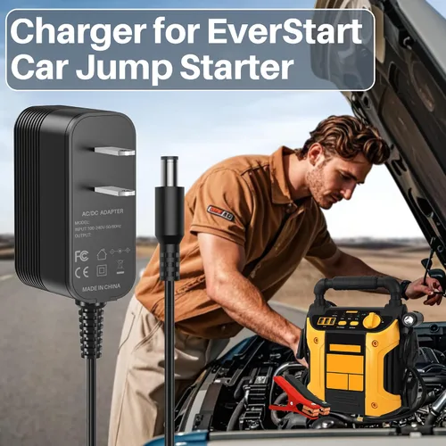 Miniatura 3 de Cable de alimentación de 12V CC para cargador de batería de arranque de EverStart Maxx Compatible con Ever Start Max J7CCE J7CE 800A 800 pico
