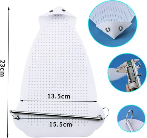 Miniatura 3 de FQTANJU 2 piezas de funda para zapatos de planchado, accesorios de planchado, suela de hierro, herramienta de asistente de hierro eléctrico