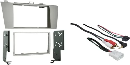 Miniatura 2 de Metra 95-8212 Kit de instalación doble DIN para vehículos Toyota Solara 2004-2008 (Plata)