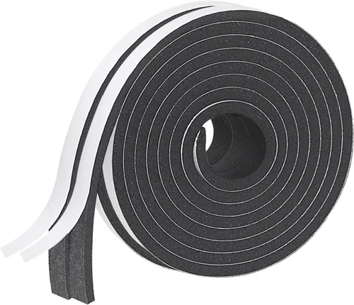 Miniatura 37 de Tira de Sellado Meteorológico para Puertas, Tira de Sellado para Puertas y Ventanas, 1 Pulgada x 1/8 Pulgada x 33 Pies, Cinta de Aislamiento