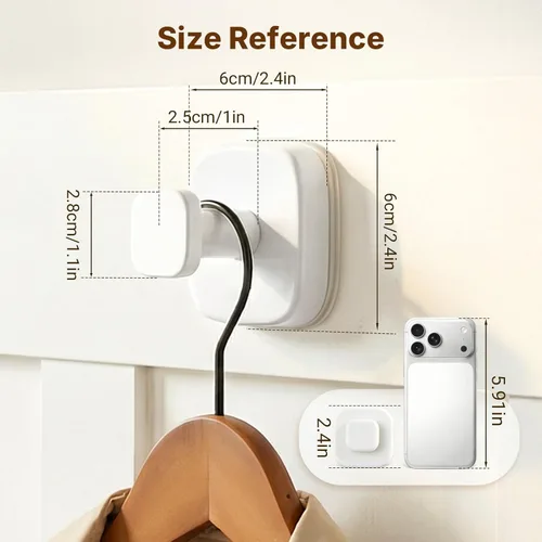 Miniatura 5 de 3 ganchos de ventosa para ducha, ganchos de ventosa para ducha, ganchos de puerta para colgar bata, lufa, ganchos de pared extraíbles para ventana