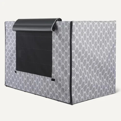 Miniatura 4 de Amazon Basics Funda para jaula de perro para jaula de alambre de 42 pulgadas, cubierta de perrera
