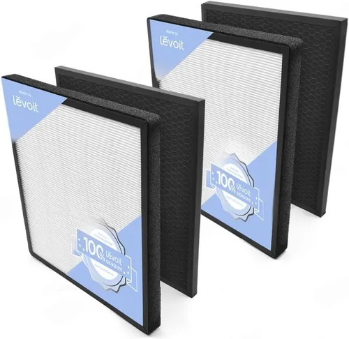 LEVOIT LV-PUR131 Filtro de Repuesto, Filtro Genuino para Purificador de Aire, Carbón Activada de Alta Eficiencia para la Eliminación de Olor, Humo,