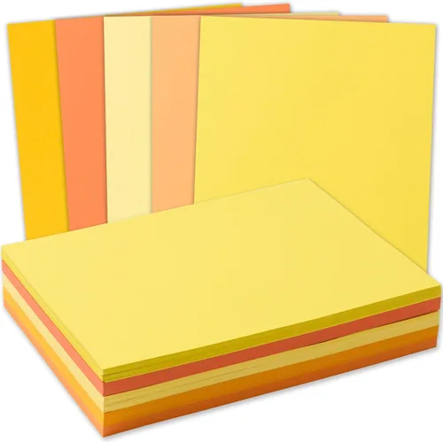 Miniatura 8 de MixTeach 240 hojas de papel de cartulina azul surtido 8.5 x 11" de grosor medio 180gsm/65lb papel kraft imprimible para álbumes de recortes
