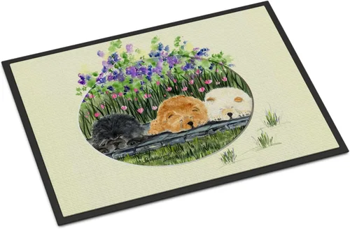 Miniatura 37 de Caroline's Treasures SS8220MAT - Felpudo afgano de 18 x 27 pulgadas, para interiores y exteriores, para entrada, antideslizante, lavable, de pelo