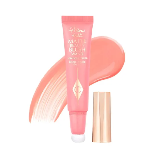 Miniatura 6 de Charlotte Tilbury Pillow Talk Beauty Light Wand - Resaltador líquido de maquillaje – Resaltador de enfoque suave y rubor para mejillas – Perlado