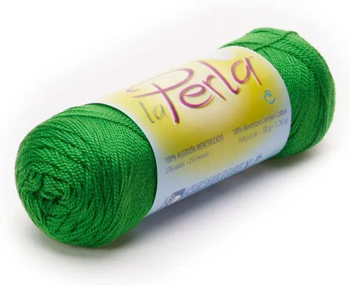 Miniatura 29 de LA Perla de Omega - Hilo Perle 100% algodón mercerizado ideal para ganchillo fino - Color: 01 - Blanco 601