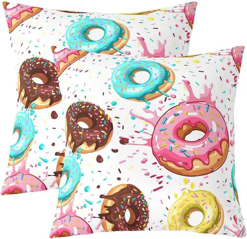 Miniatura 12 de Feelyou Juego de 2 fundas de almohada de leopardo de 16 x 16 pulgadas, fundas decorativas con estampado de guepardo, decoración del hogar, funda