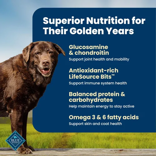 Miniatura 3 de Blue Buffalo Life Protection Formula - Alimento seco para perros mayores, apoya la salud y la movilidad de las articulaciones, hecho