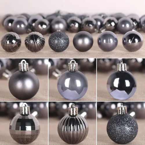 Miniatura 145 de Bolas de Navidad Grandes de 3.2" en Azul Bebé - Adornos para Árbol de Navidad, Bolas Colgantes Inastillables para Cumpleaños, Halloween, Boda