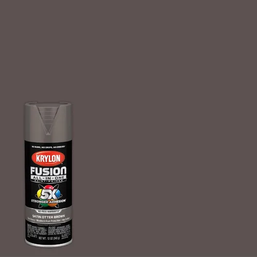 Miniatura 11 de Krylon Fusion - Pintura en aerosol adhesiva todo en uno para uso en interiores y exteriores, 12 onzas, aluminio