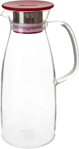 Miniatura 2 de FORLIFE Mist Glass - Jarra de té helado, 50 onzas, color negro