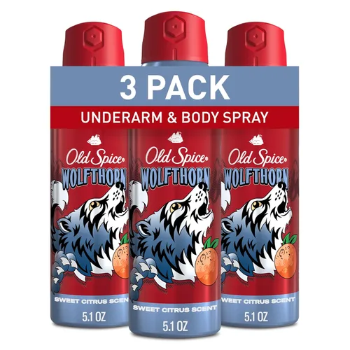 Miniatura 15 de Old Spice Spray corporal sin aluminio para hombres, protección contra olores 24/7, fragancia y frescura duraderas 24/7, aroma de calidad de colonia