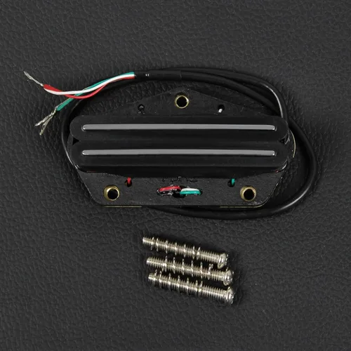 Miniatura 4 de FLEOR Alnico 5 TL Pickup Hot Dual Rail Humbucker Puente Pickup 12-13K