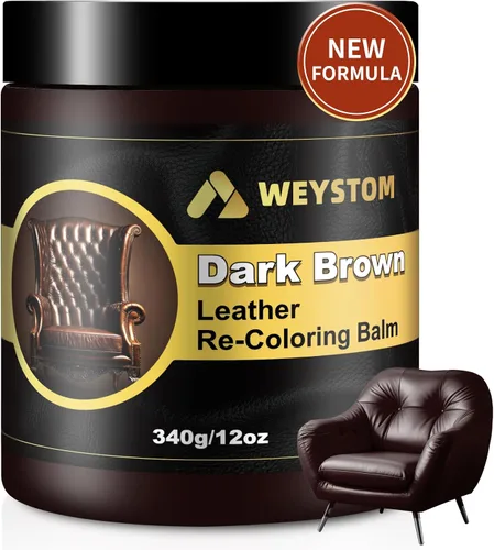 Miniatura 20 de Bálsamo de recoloración de cuero, kit de reparación de cuero beige para muebles, tinte de cuero y pintura para recolorear, restaurar y reparar cuero
