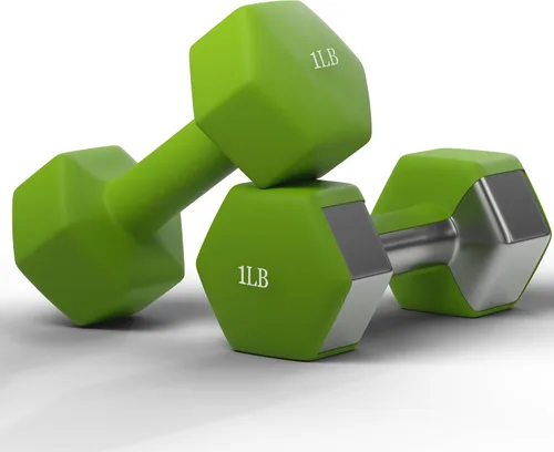 Miniatura 9 de GRETERST Juego de mancuernas hexagonales con revestimiento de goma, pesas de mano para ejercicio y acondicionamiento físico para gimnasio en casa