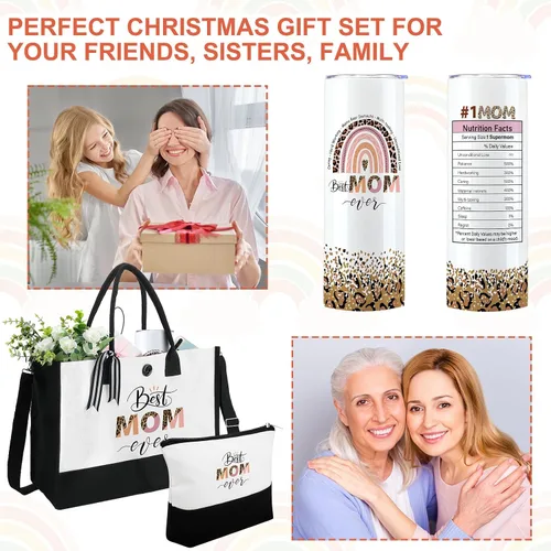 Miniatura 19 de Silkfly Set de 3 piezas de la mejor abuela del mundo para mujeres, regalos de cumpleaños, día de la madre, regalo de cumpleaños, vaso de acero