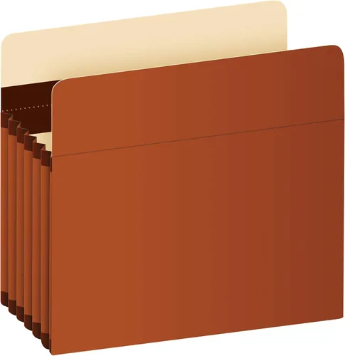 Pendaflex - Bolsillos expandibles de acordeón, extra duraderos, se expande 5.25 pulgadas, tamaño carta, reforzados con material Dupont Tyvek, 10