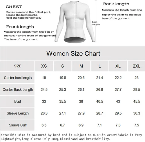 Miniatura 6 de Wulibike Camiseta de ciclismo para mujer, manga larga, camisetas de ciclismo para mujer, camisetas de ciclismo transpirables con 4 bolsillos