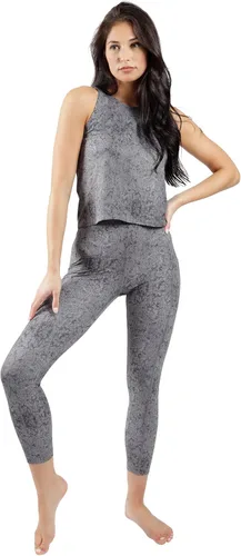Miniatura 5 de Yogalicious Leggings suaves de cintura alta a prueba de sentadillas con estampado para mujer