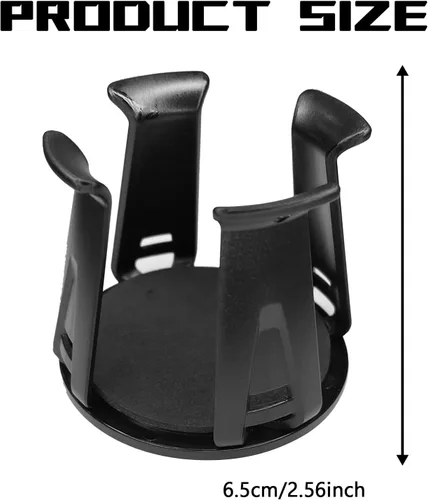 Miniatura 2 de Expansor de portavasos para automóvil, 2 unidades, adaptador de inserción de portavasos para automóvil, expansor de portavasos delgado ajustable