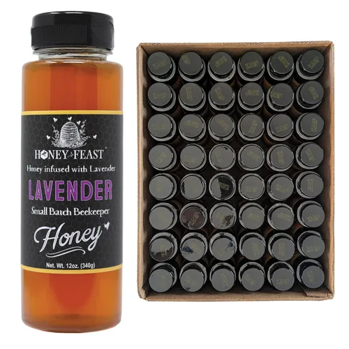 Miniatura 55 de Honey Feast, Miel de Flor Silvestre, 12 Onza