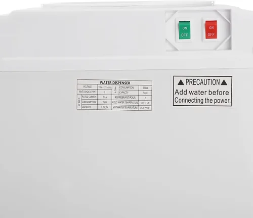 Miniatura 6 de Loading - Enfriador de agua, dispensador de agua caliente, fría y caliente, capacidad de 5 galones, con bloqueo de seguridad, dispensador de agua