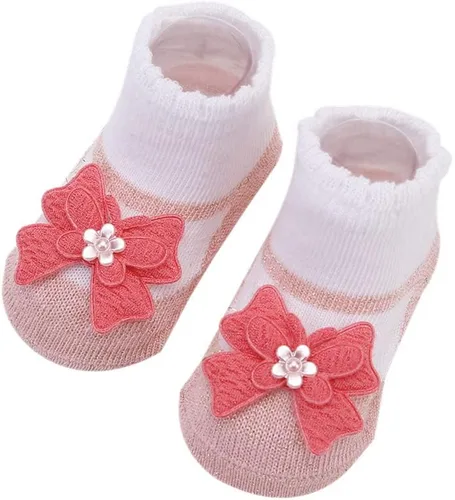 Miniatura 8 de Newborn Baby-girls Socks and Bow Infant Toddler Ankle Socks