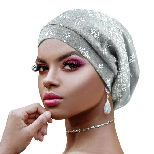Miniatura 21 de Alnorm - Gorro con forro de satén y suave banda elástica para hombres y mujeres, talla única Se ajusta a la mayoría