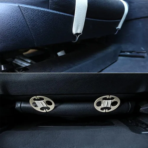 Miniatura 6 de Fundas de asiento de piel de oveja auténtica auténtica para autos, SUV, camiones, camionetas, RV, asientos delanteros de piel de oveja, fundas
