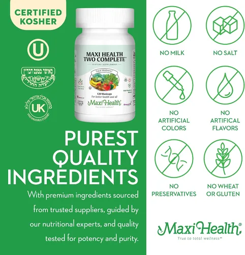Miniatura 7 de Maxi Health Multivitaminas para hombres y mujeres – Vitaminas diarias completas para energía, función inmune y apoyo al bienestar – Multivitamínico