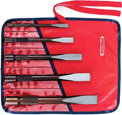 Miniatura 2 de Stanley Proto J86000 Proto - Juego de cinceles superresistentes (5 piezas)