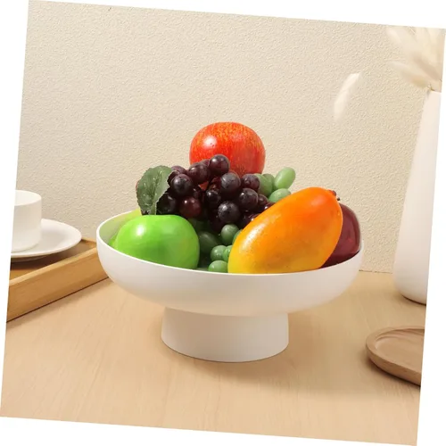 Miniatura 7 de Mikinona Soporte decorativo de frutas cesta de frutas bandeja de frutas para boda cumpleaños dic Blanco