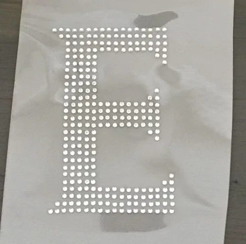 Miniatura 20 de Letras griegas, 4 pulgadas de alto, diamantes de imitación, transferencia termoadhesiva (alfa)