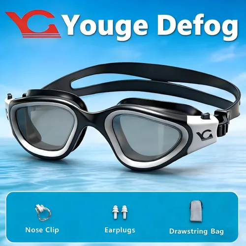 Miniatura 6 de Gafas de natación, gafas de natación, gafas de natación profesionales, antivaho sin fugas, gafas de natación de visión amplia Gris2