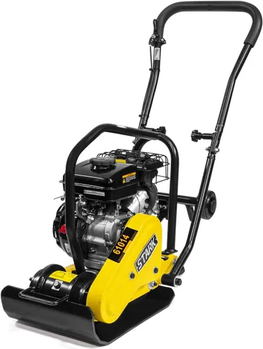 Stark USA Compactador de placas de 2HP a gas 79cc con fuerza de 2,000lbs para construcción, máquina niveladora de concreto, nivelador de