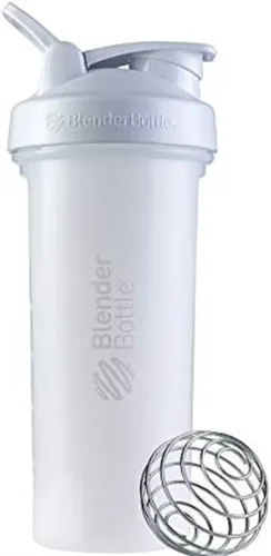 Miniatura 16 de BlenderBottle Classic V2 Botella mezcladora perfecta para batidos de proteínas y preentrenamiento, 28 onzas, color ciruela