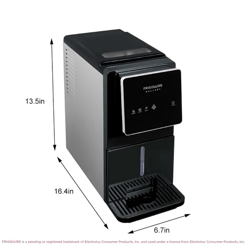 Miniatura 5 de FRIGIDAIRE Máquina de hielo de pepitas con pantalla táctil, máquina de hielo para encimera, máquina de hielo sónico con capacidad de 33 libras