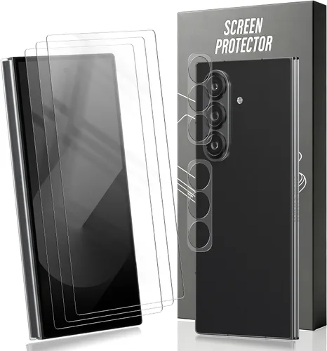Miniatura 25 de Paquete de 3+2 protectores de pantalla de vidrio templado para teléfono (2a) / (2a) Plus con protector de lente de cámara, dureza 9H, película