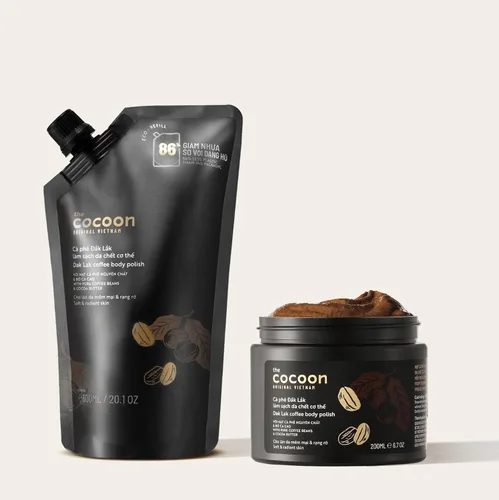 Miniatura 11 de Cocoon Dak Lak Coffee - Juego de cuidado corporal y facial, exfoliante de café vegano y mantequilla corporal para una piel más suave y suave, juego
