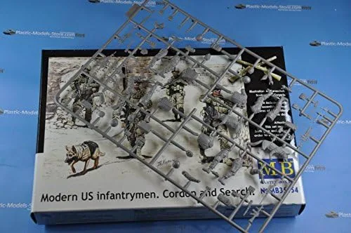 Miniatura 6 de Master Box Modern US INFANTRYMEN. Cordon and Search 4 Figuras 1/35 35154