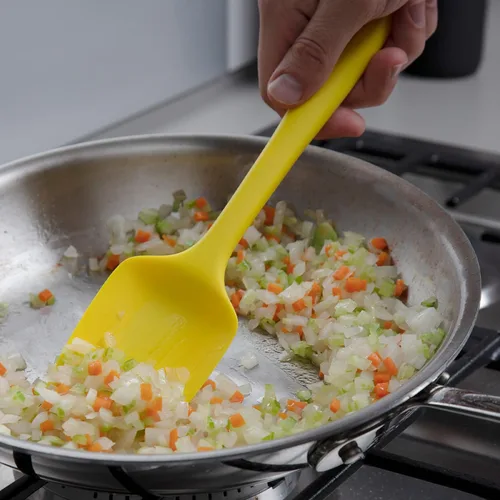 Miniatura 7 de GIR: Get It Right Espátula de Silicona Spoonula, Utensilios de cocina no tóxicos para Batería de Cocina Antiadherente, Cocinar y Hornear - Mini - 8