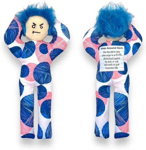 Miniatura 6 de Regalo Gracioso y Divertido - Alivio del Estrés - Muñeca Slap Around Sam - para Amigos, Compañero de Trabajo, Hombres, Mujeres, Esposo, Esposa