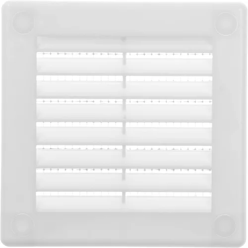 Miniatura 22 de Vent Systems 3 x 3 pulgadas (dimensiones de apertura) - Cubierta de ventilación de plástico blanco Soffit - Rejilla de ventilación cuadrada plana